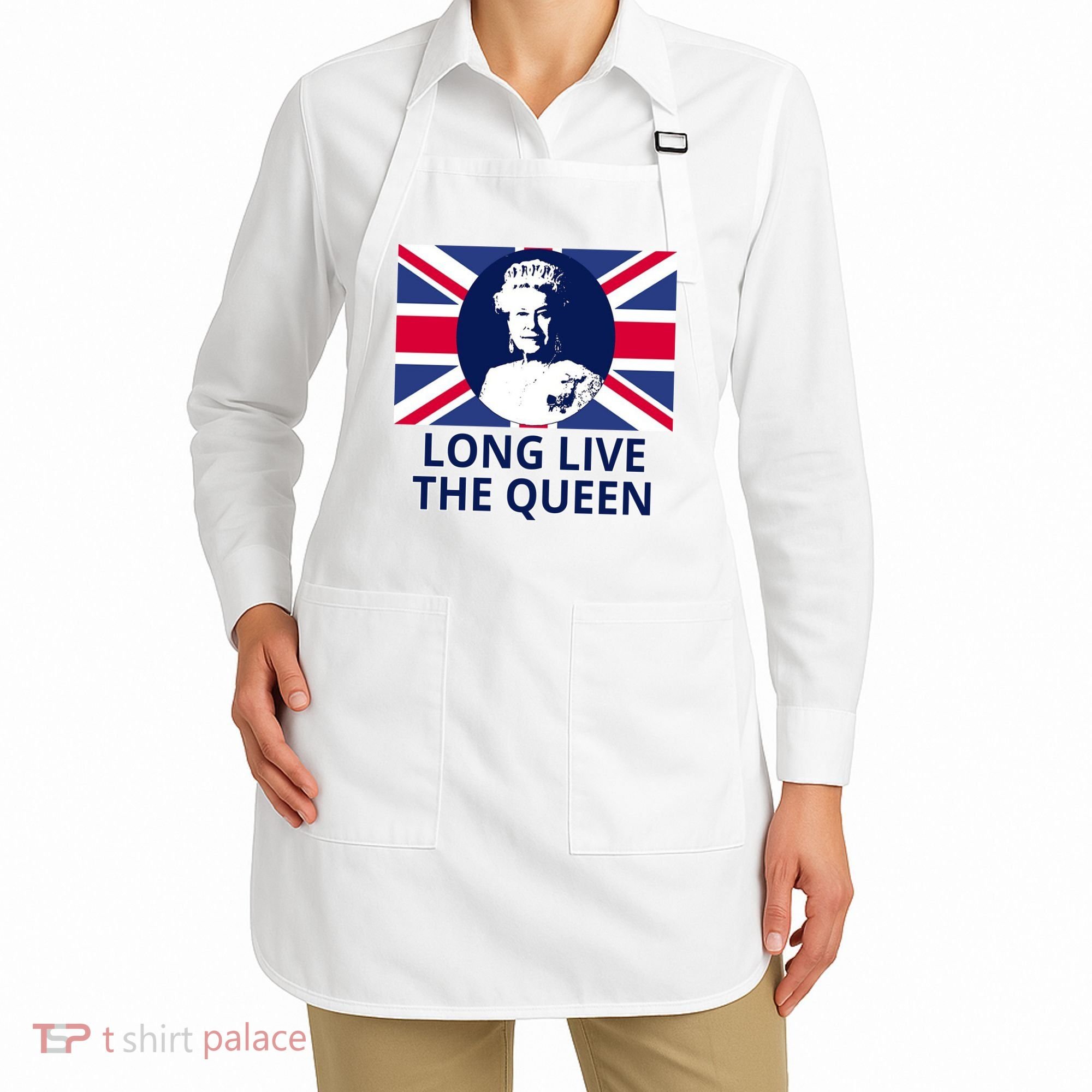Long Live The Queen Elizabeth Apron