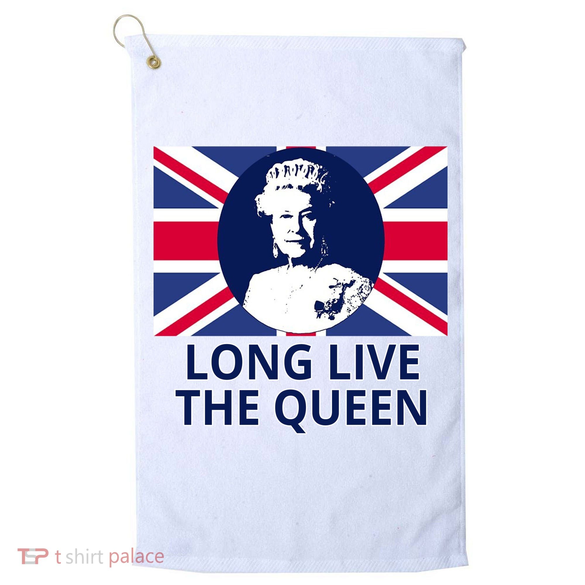 Long Live The Queen Elizabeth Golf Towel