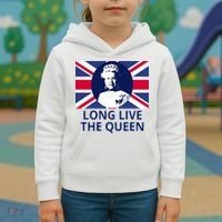 Long Live The Queen Elizabeth Kids Hoodie thumb 3