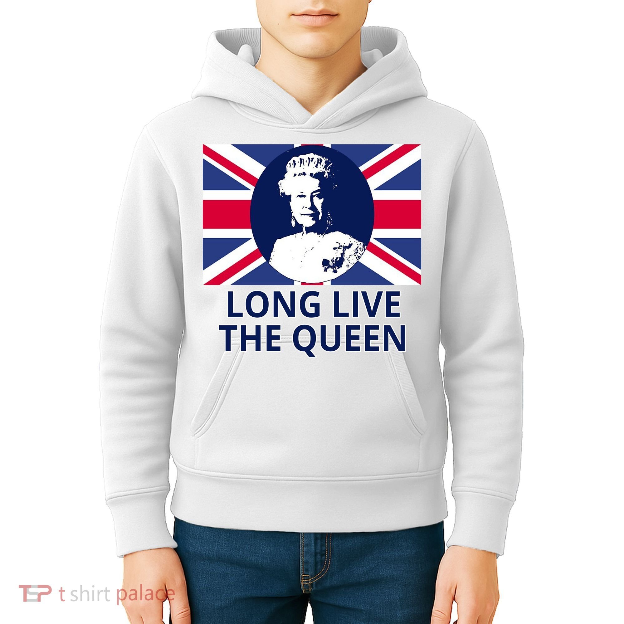 Long Live The Queen Elizabeth Kids Hoodie