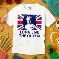 Long Live The Queen Elizabeth Kids T-Shirt thumb 3