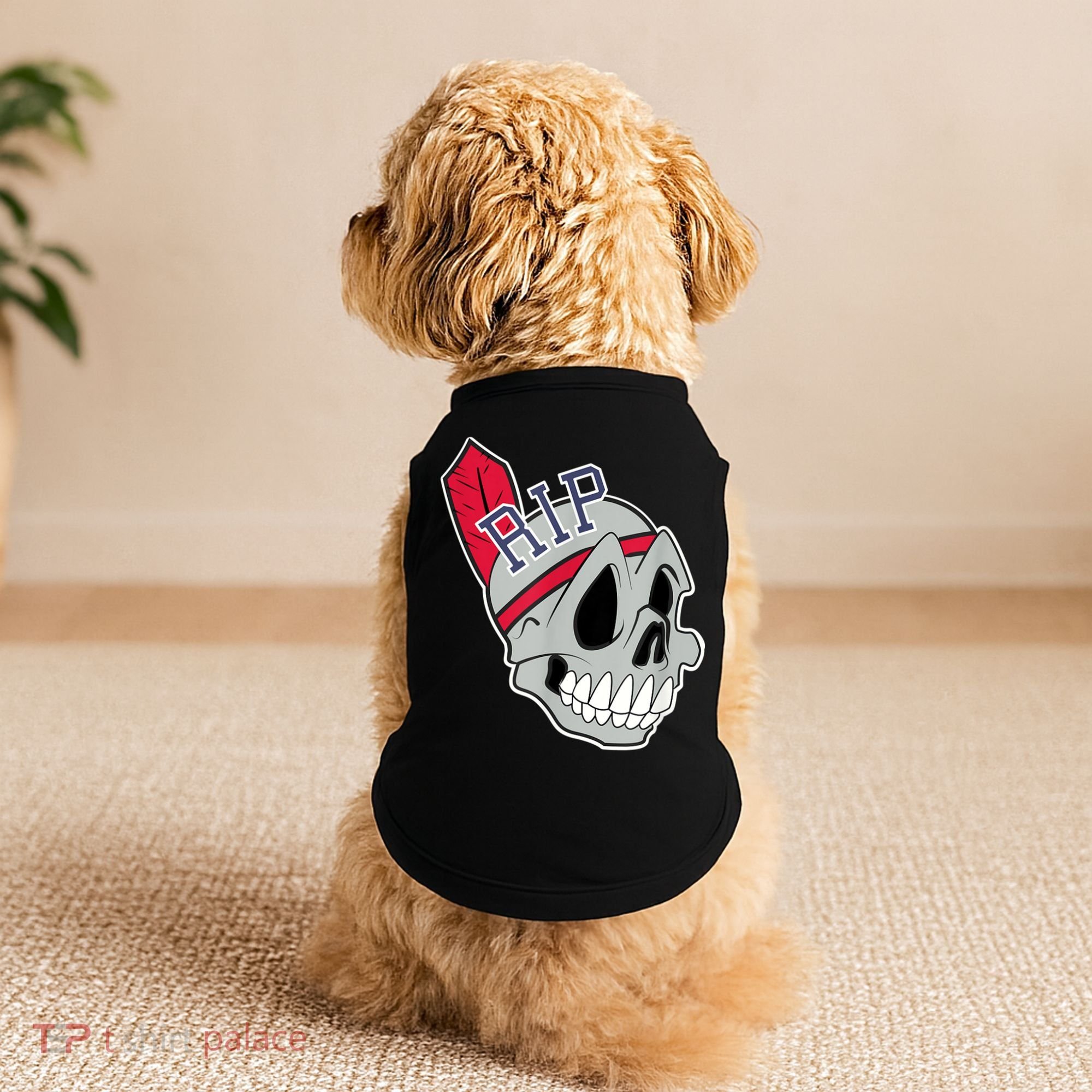 Long Live The Chief Cleveland Baseball Doggie Tank