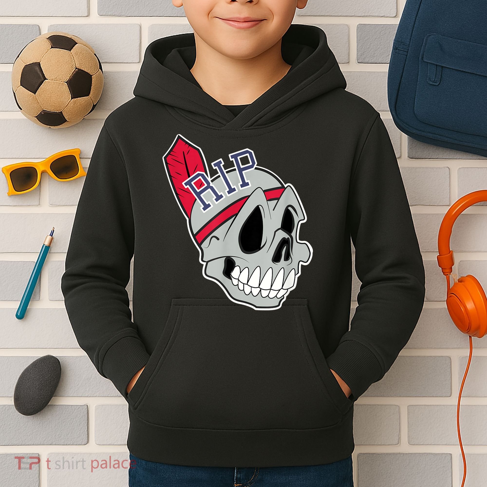 Long Live The Chief Cleveland Baseball Kids Hoodie