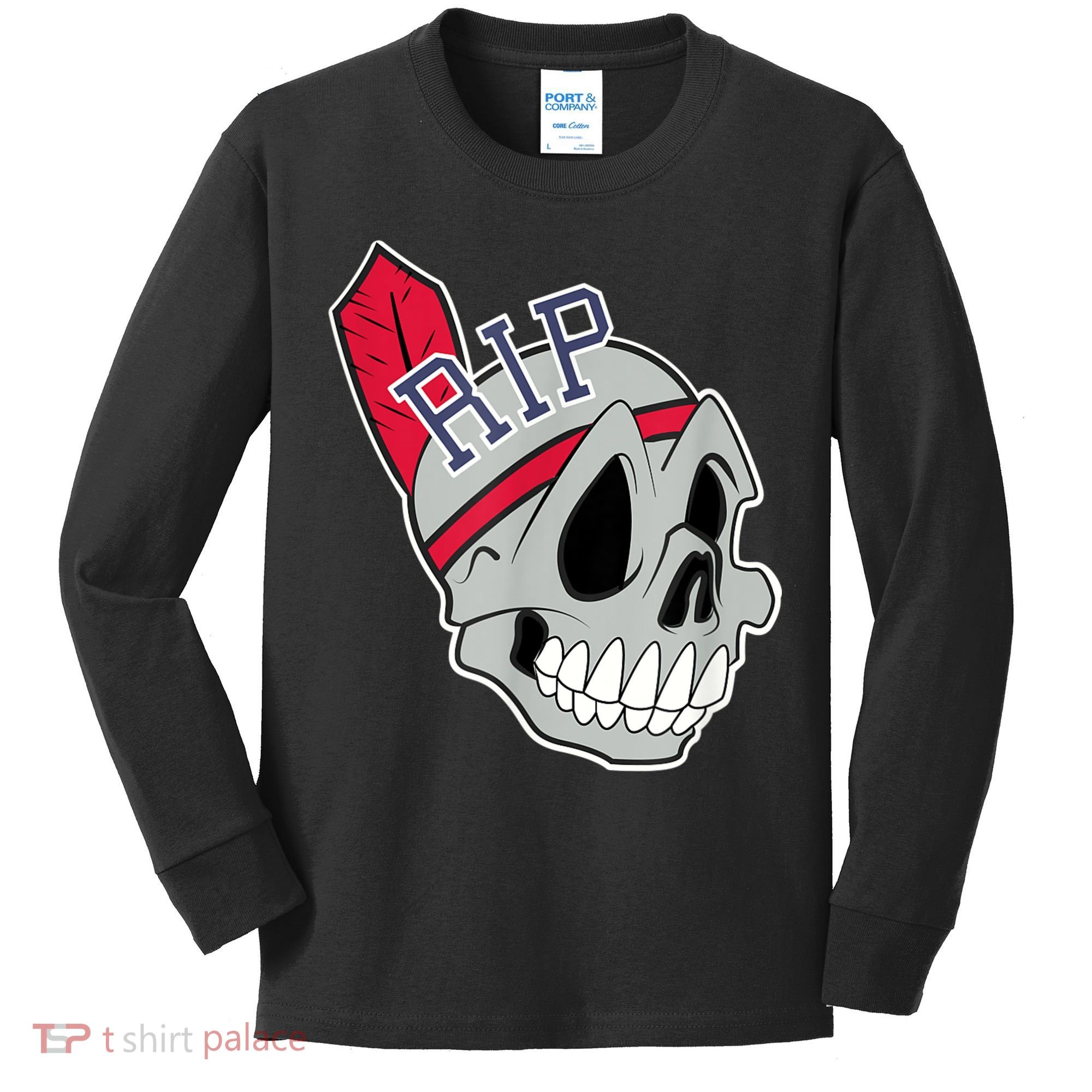 Long Live The Chief Cleveland Baseball Kids Long Sleeve Shirt