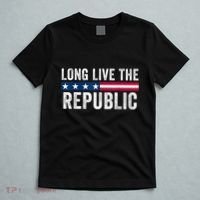 Long Live The Republic Patriotic American Flag T-Shirt thumb 5