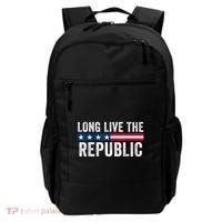 Long Live The Republic Patriotic American Flag Backpack thumb 0