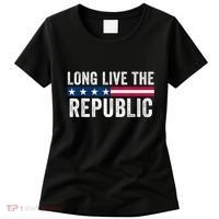 Long Live The Republic Patriotic American Flag Women's T-Shirt thumb 0