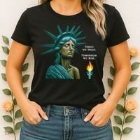 Lady Liberty Today We Weep Tomorrow We Rise For The Usa Women's T-Shirt thumb 2