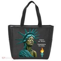 Lady Liberty Today We Weep Tomorrow We Rise For The Usa Tote Bag thumb 0