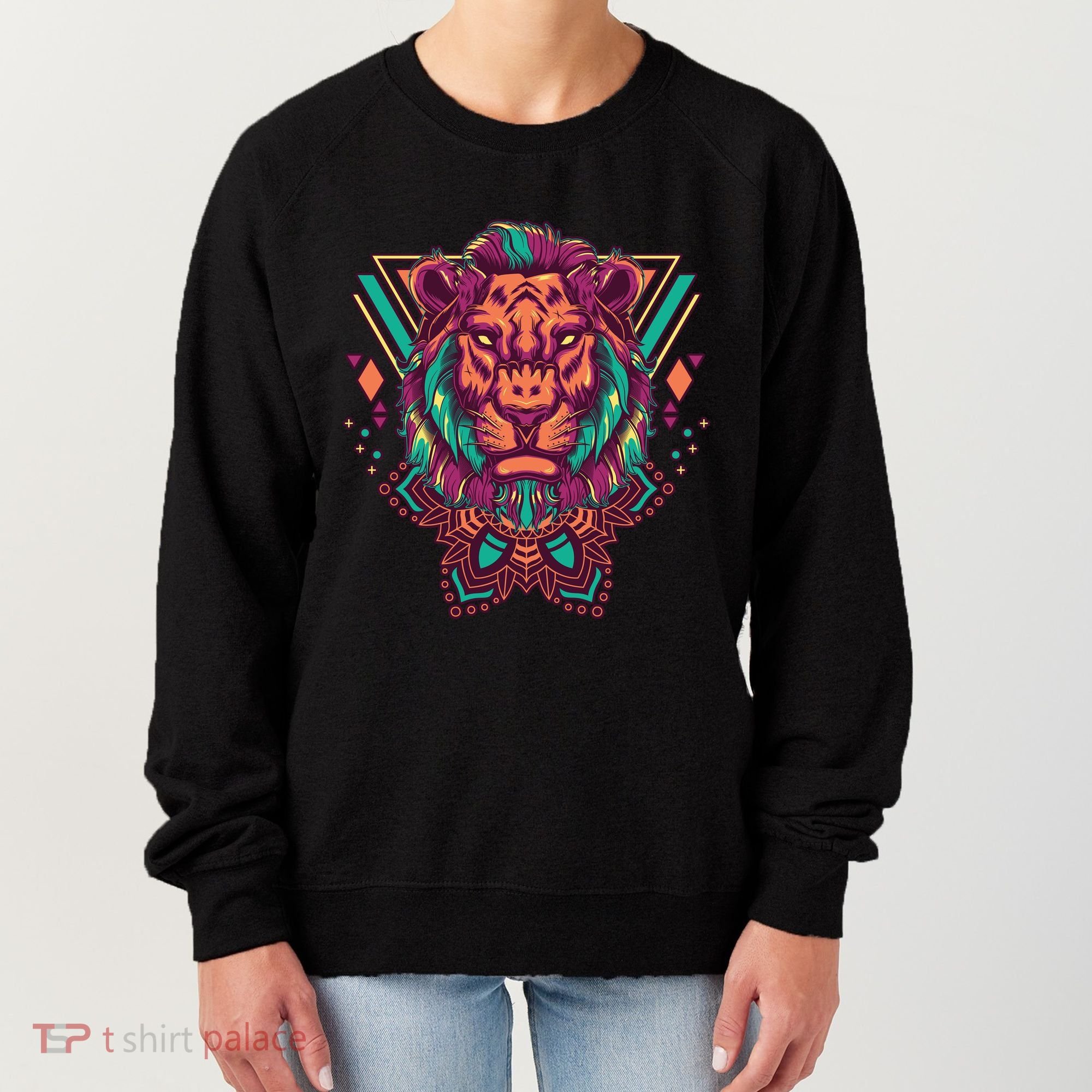 Leo Lion Tribal Women's Sweatshirt