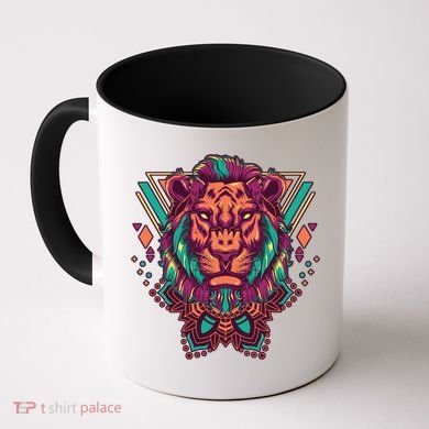 Leo Lion Tribal Coffee Mug