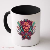 Leo Lion Tribal Coffee Mug thumb 0