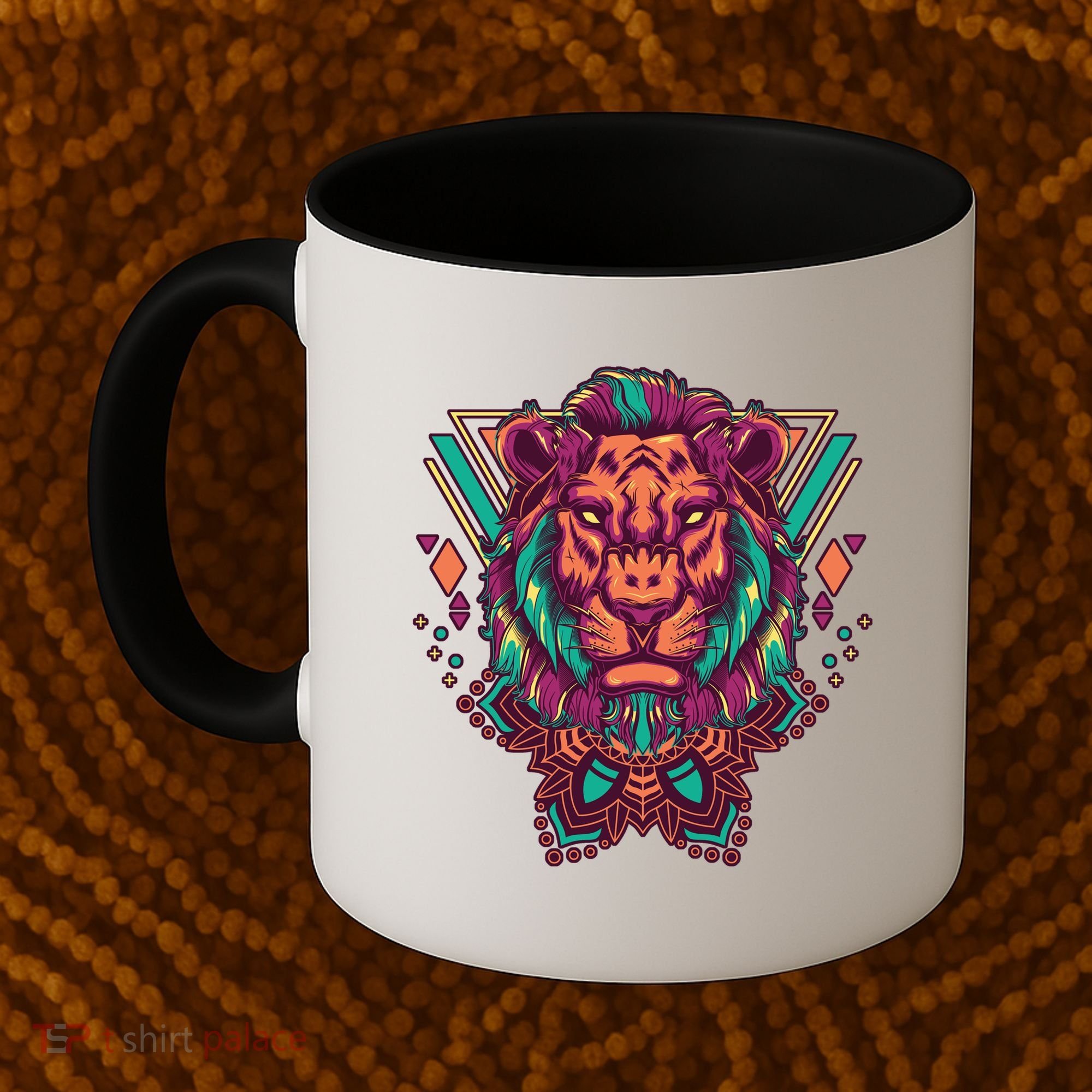 Leo Lion Tribal Coffee Mug