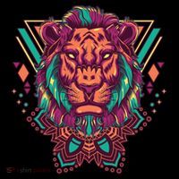 Leo Lion Tribal Coaster thumb 2