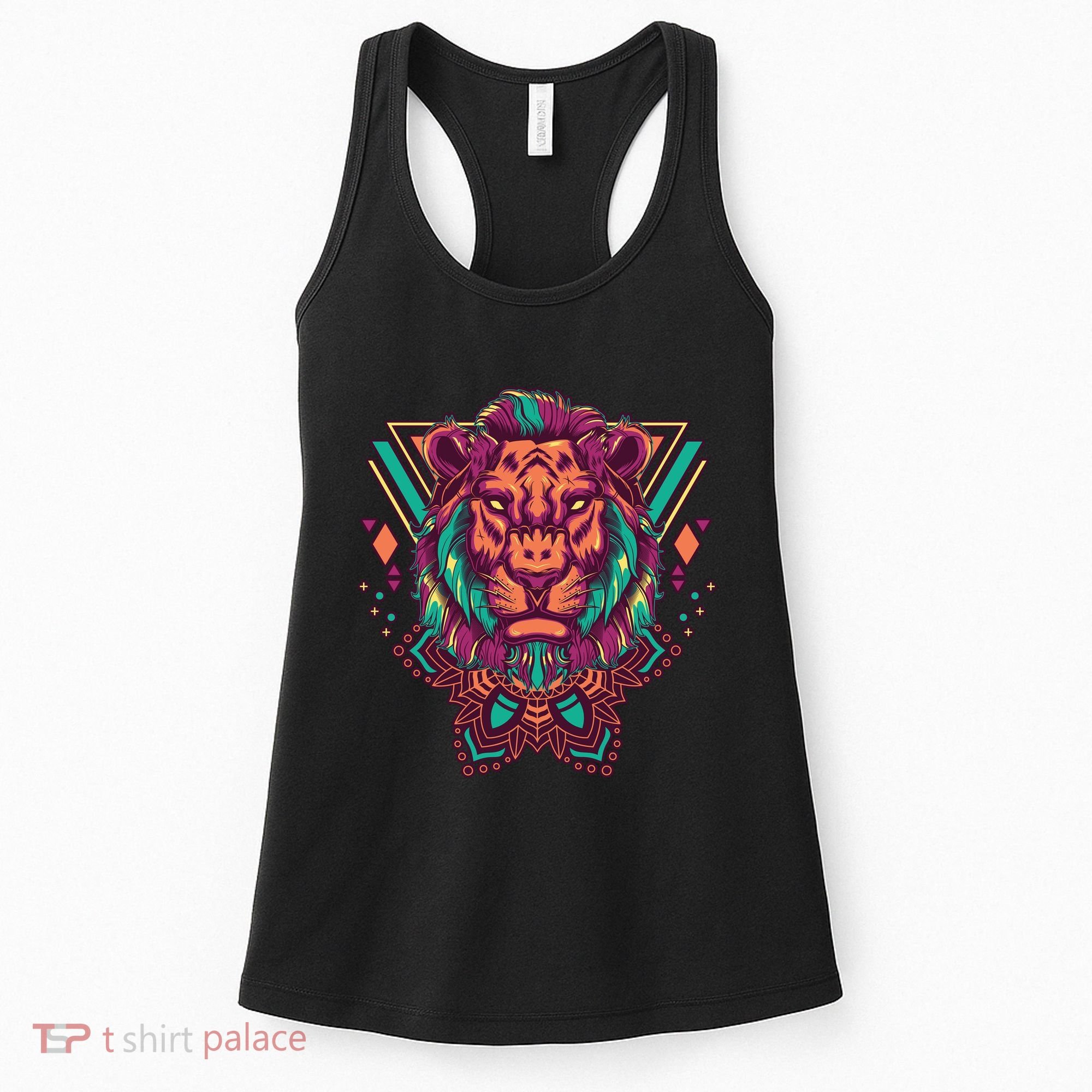 Leo Lion Tribal Women's Tank Top
