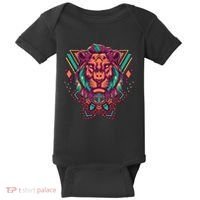 Leo Lion Tribal Baby Bodysuit thumb 0