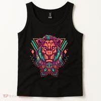 Leo Lion Tribal Tank Top thumb 2