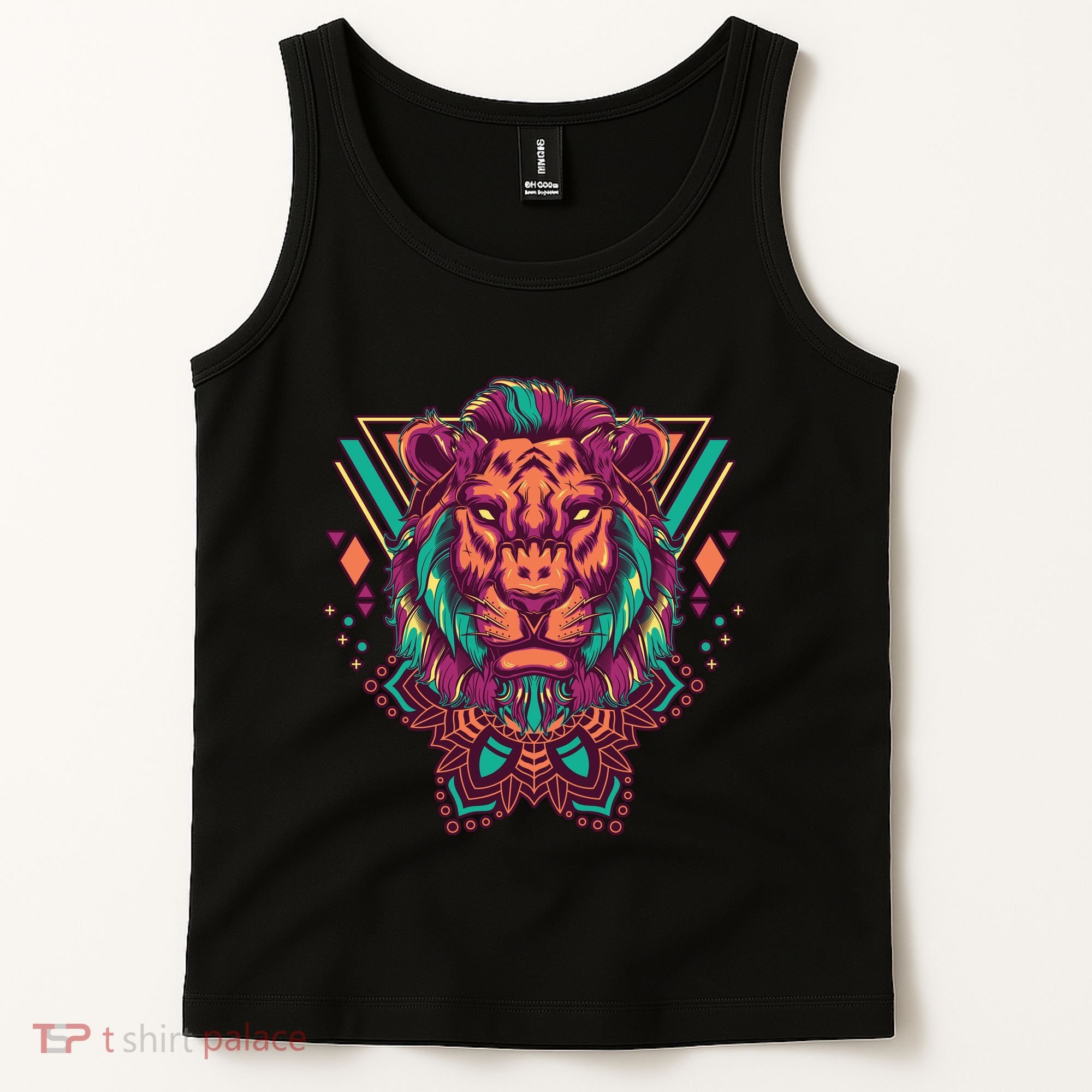 Leo Lion Tribal Tank Top