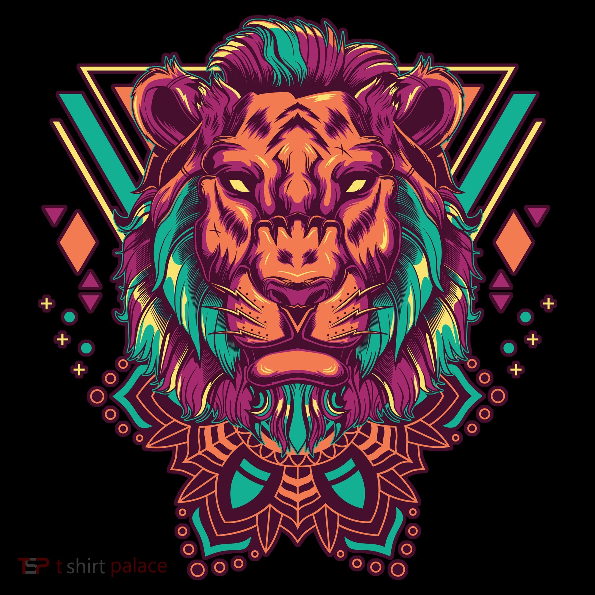 Leo Lion Tribal Tank Top