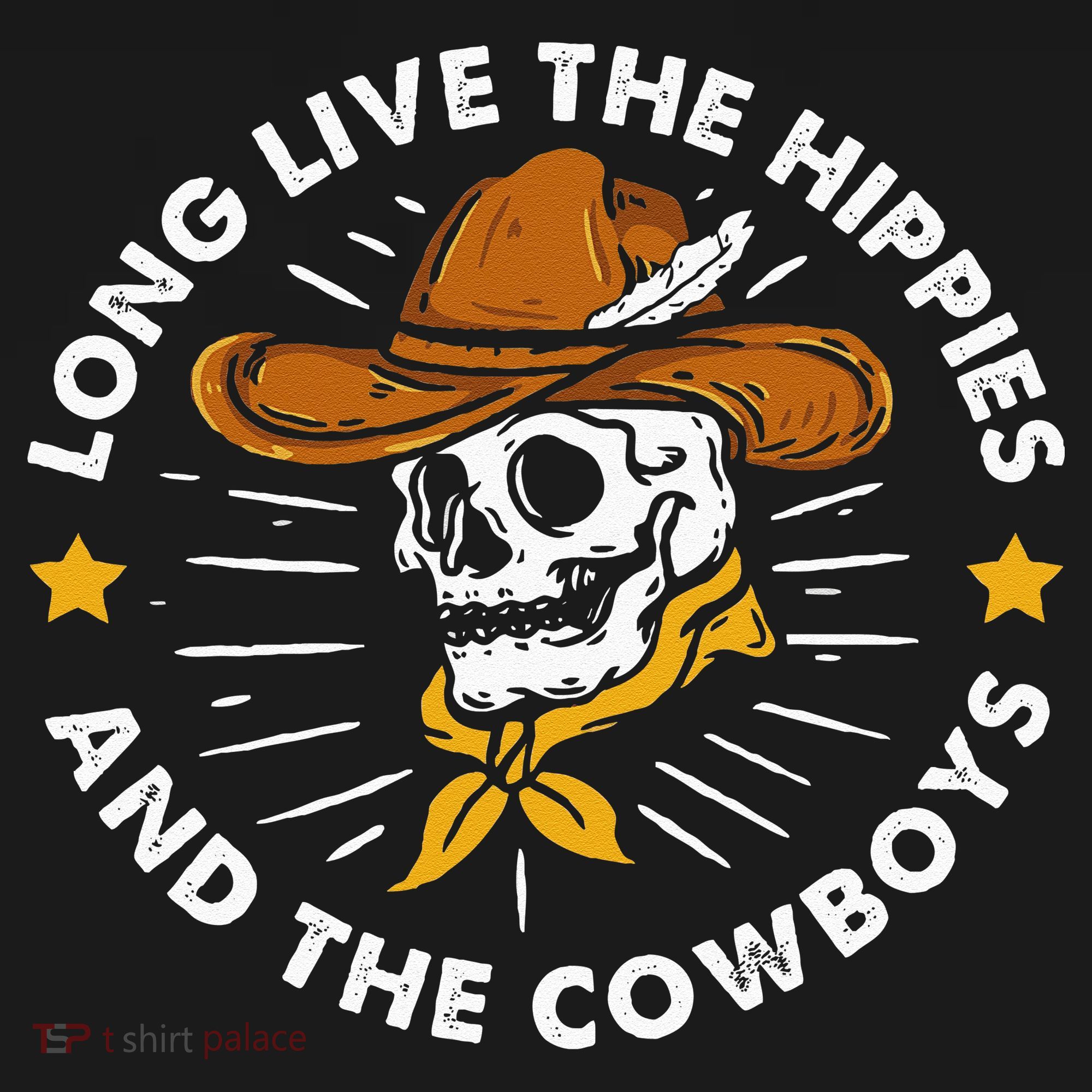 Long Live The Hippies And The Cowboys Women's Hoodie