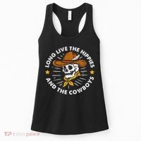 Long Live The Hippies And The Cowboys Women's Tank Top thumb 0
