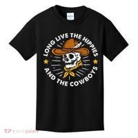 Long Live The Hippies And The Cowboys Kids T-Shirt thumb 0