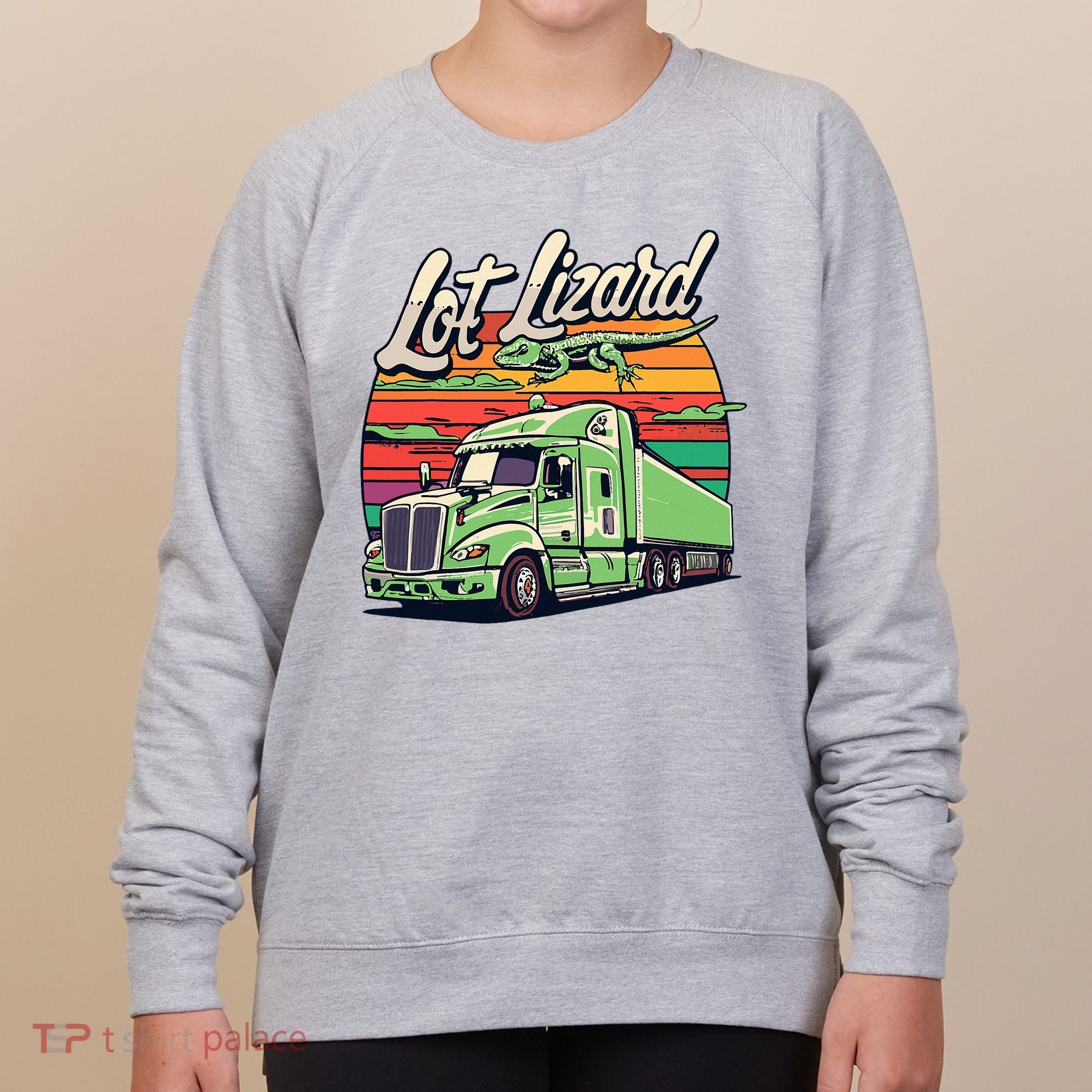 Lot Lizard Truck Driver Adventure Women's Sweatshirt