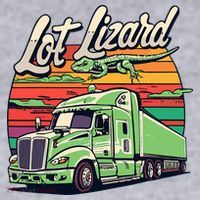 Lot Lizard Truck Driver Adventure Women's Sweatshirt thumb 2