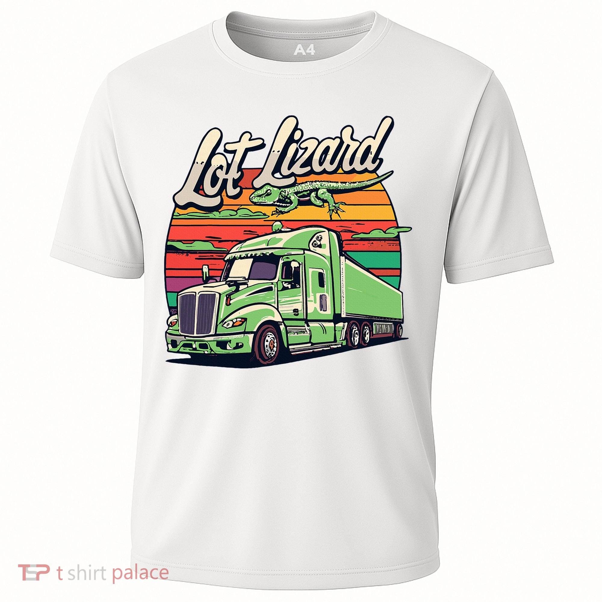 Lot Lizard Truck Driver Adventure Cooling Performance Crew T-Shirt