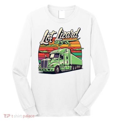 Lot Lizard Truck Driver Adventure Long Sleeve Shirt