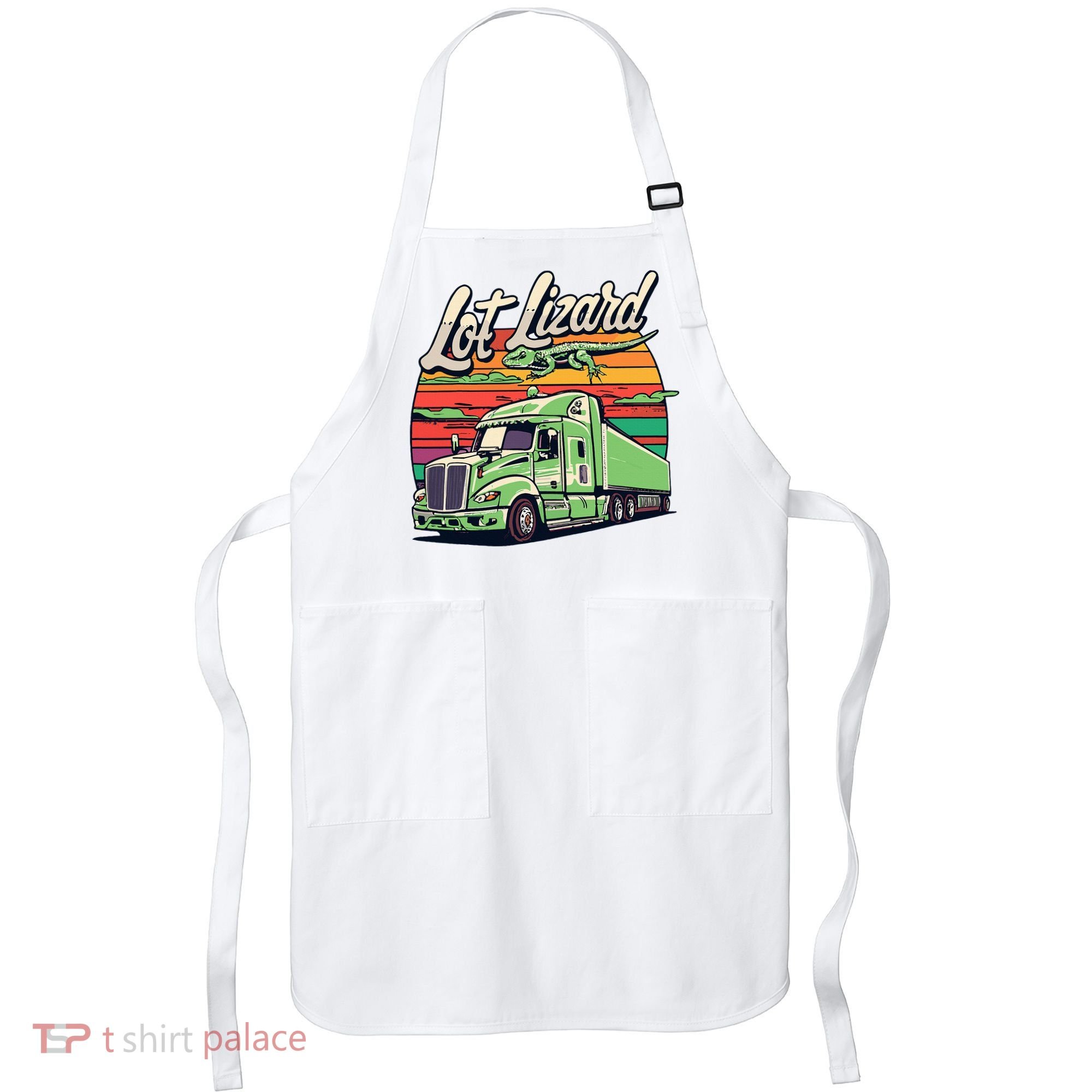 Lot Lizard Truck Driver Adventure Apron