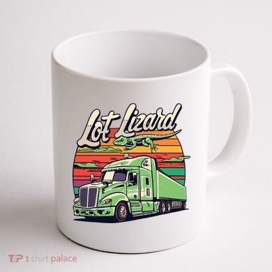 Lot Lizard Truck Driver Adventure Coffee Mug back