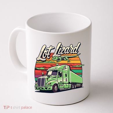 Lot Lizard Truck Driver Adventure Coffee Mug