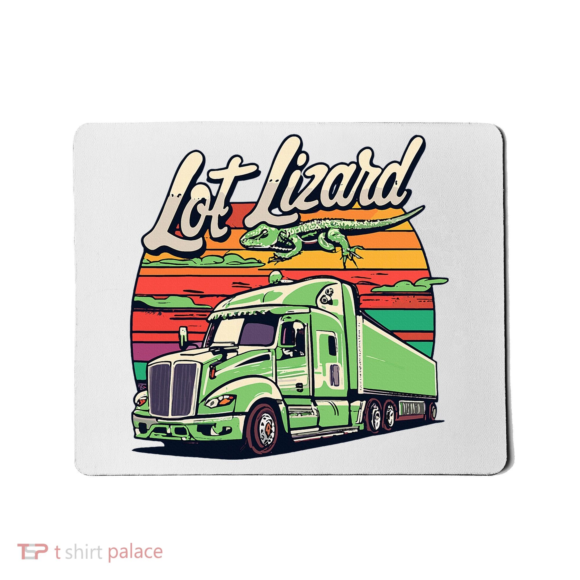 Lot Lizard Truck Driver Adventure Mousepad