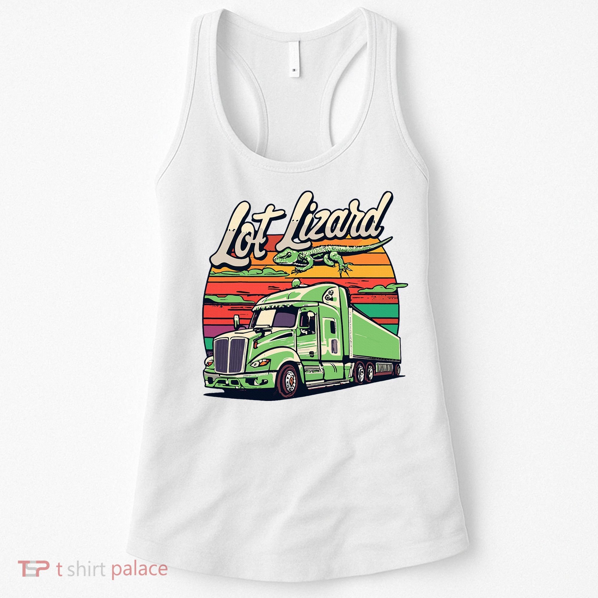 Lot Lizard Truck Driver Adventure Women's Tank Top