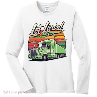 Lot Lizard Truck Driver Adventure Women's Long Sleeve Shirt