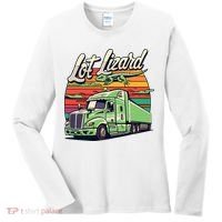 Lot Lizard Truck Driver Adventure Women's Long Sleeve Shirt thumb 0