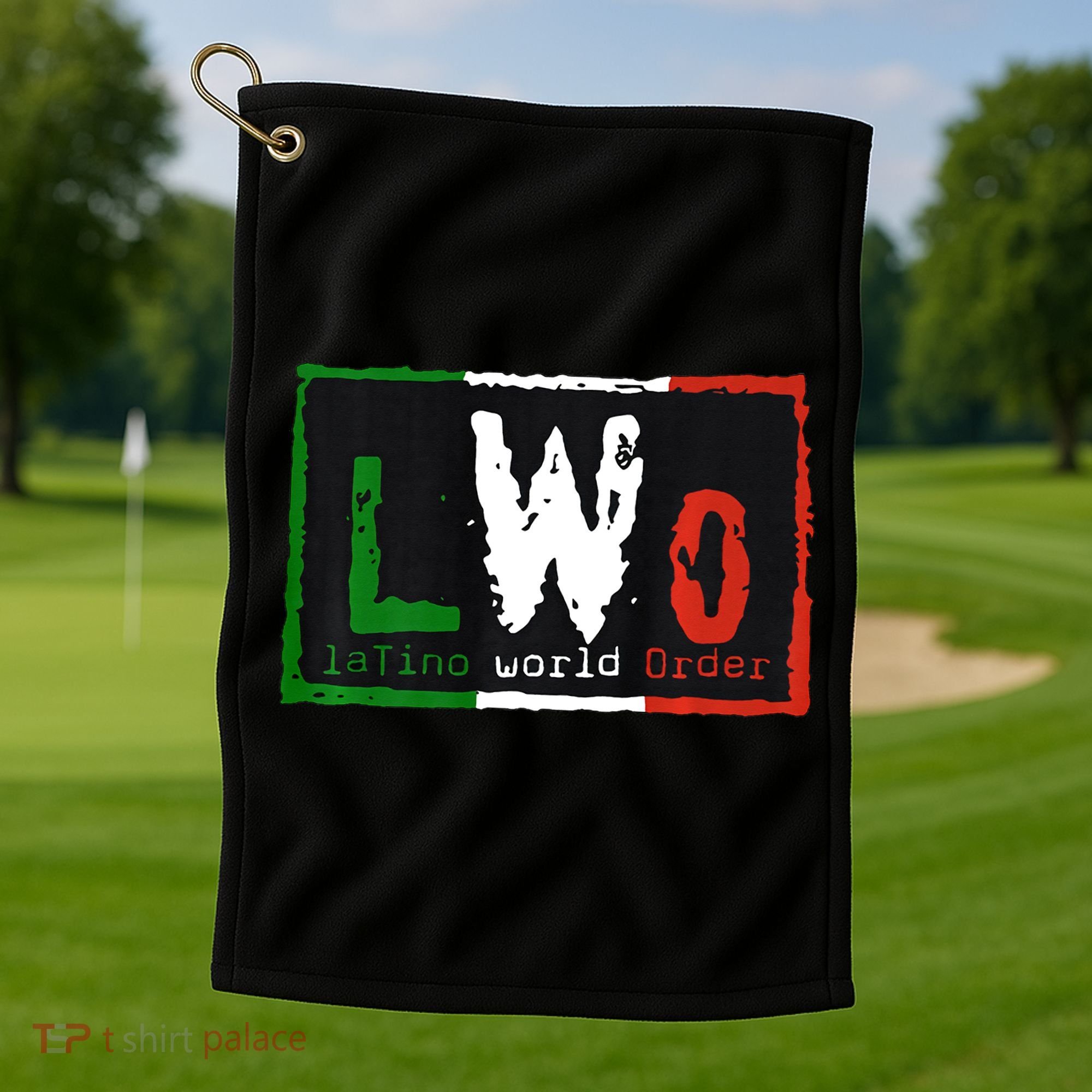 LWO Latino World Order Golf Towel