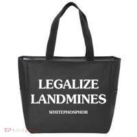 Legalize Landmines Whitephosphor Tote Bag thumb 0