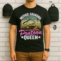 Lake Life Women Mom Mother Grandma Pontoon T-Shirt thumb 6