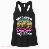 Lake Life Women Mom Mother Grandma Pontoon Women's Tank Top thumb 0