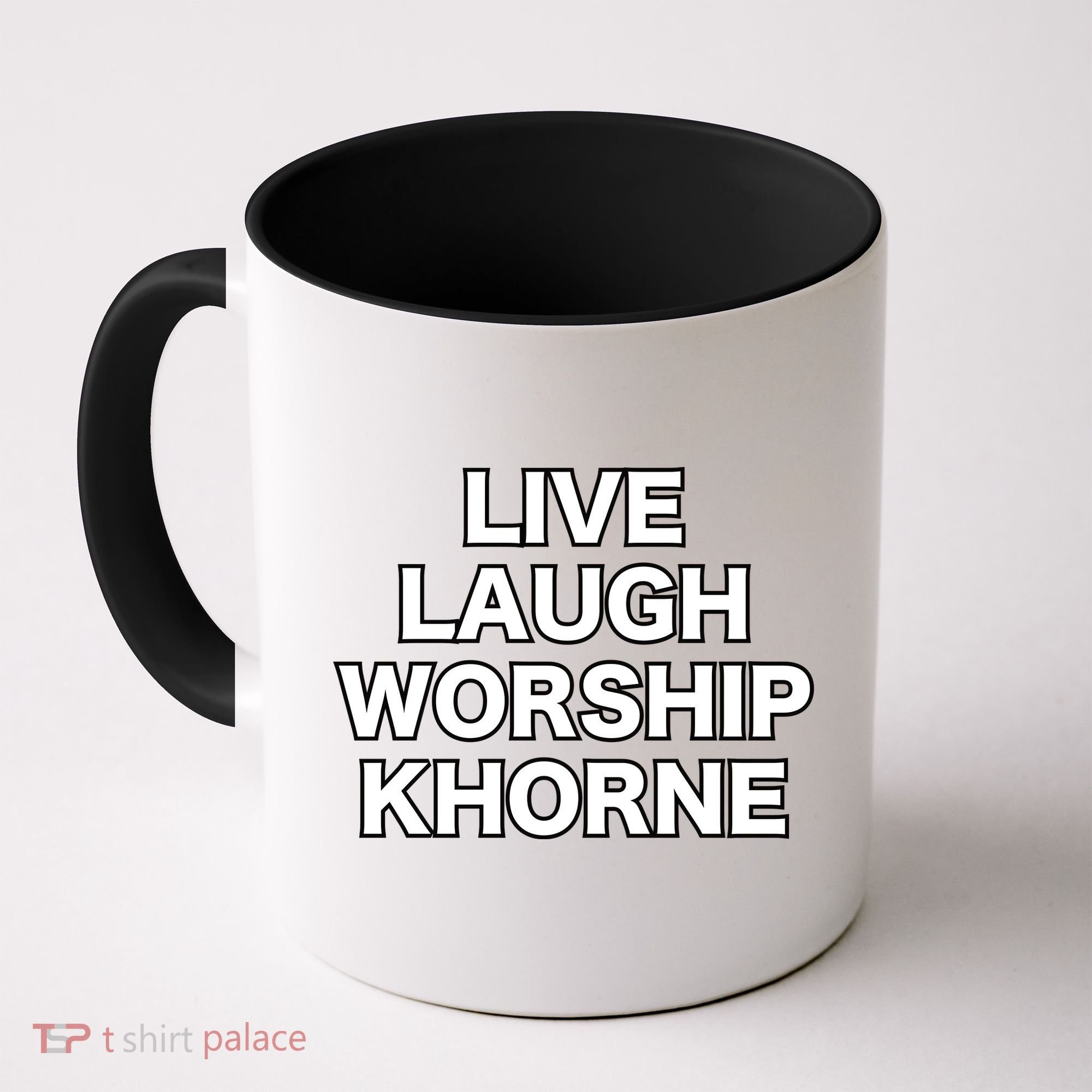 Live Laugh Worship Khorne Chaos God Coffee Mug