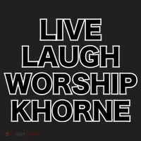 Live Laugh Worship Khorne Chaos God Golf Towel thumb 3