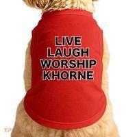 Live Laugh Worship Khorne Chaos God Doggie Tank thumb 0
