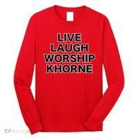 Live Laugh Worship Khorne Chaos God Long Sleeve Shirt thumb 0