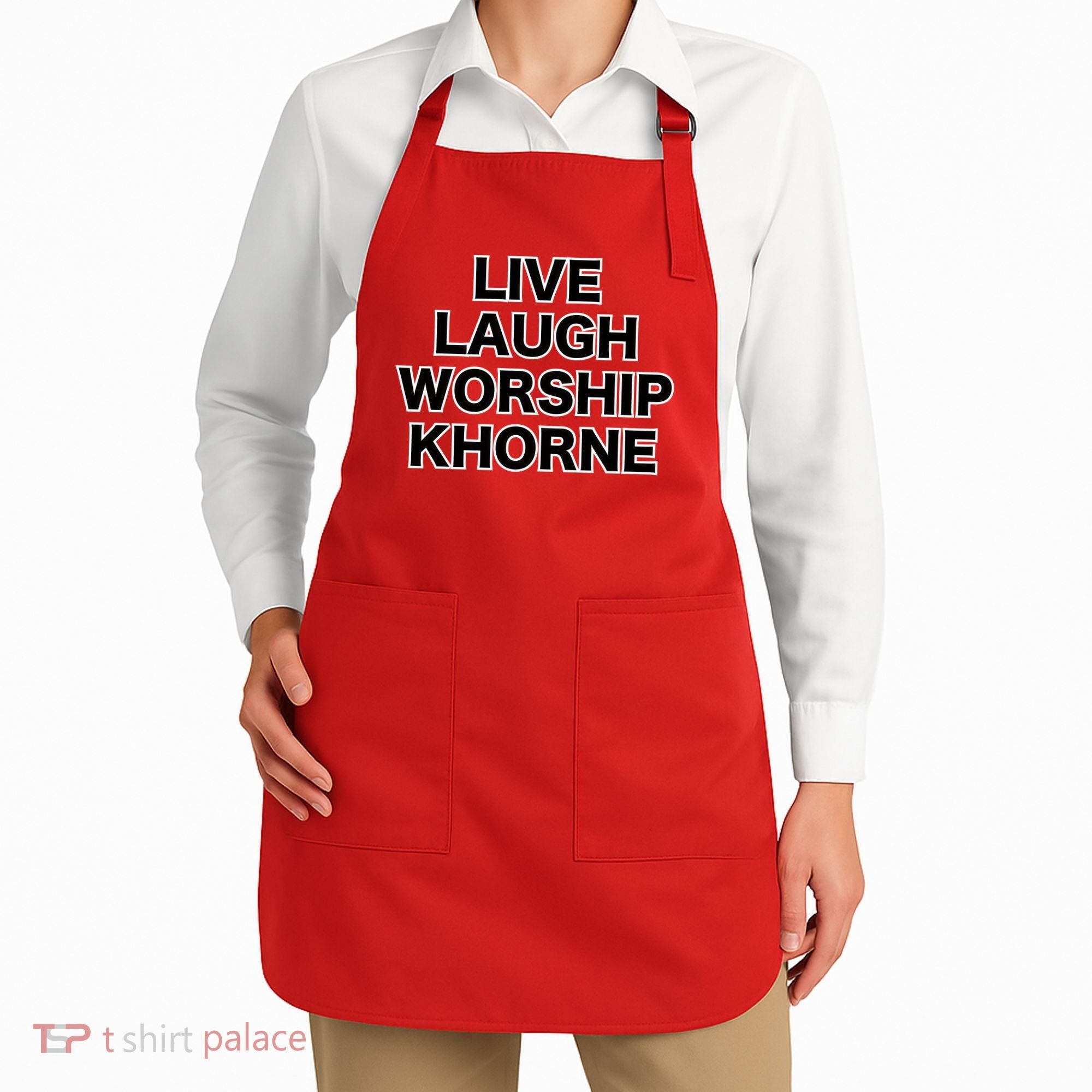 Live Laugh Worship Khorne Chaos God Apron