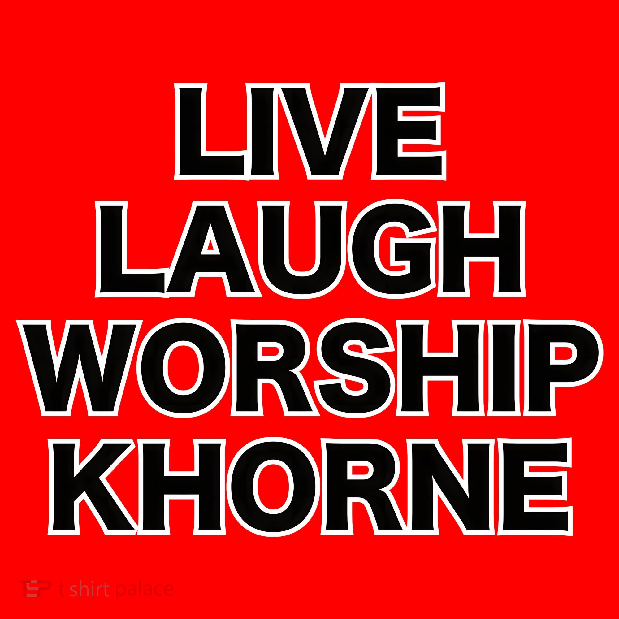 Live Laugh Worship Khorne Chaos God Coaster