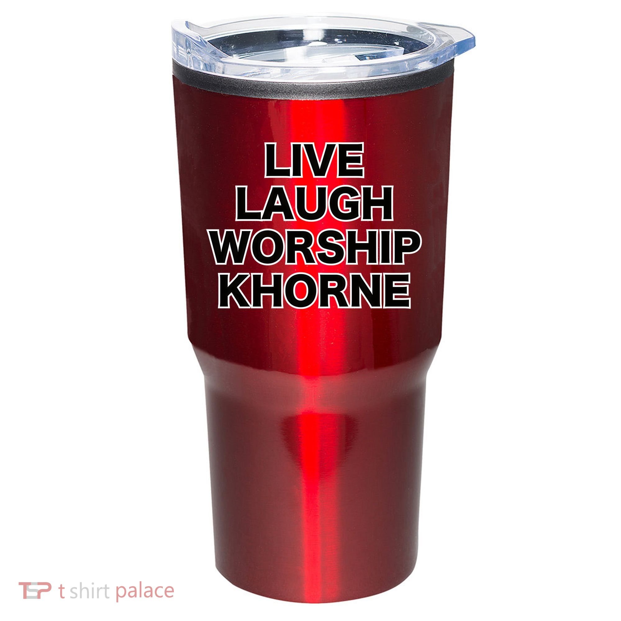 Live Laugh Worship Khorne Chaos God Tumbler