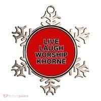 Live Laugh Worship Khorne Chaos God Ornament thumb 0