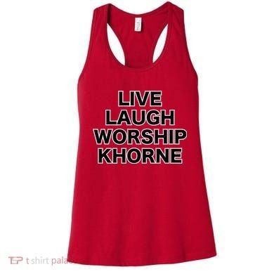 Live Laugh Worship Khorne Chaos God Women's Tank Top